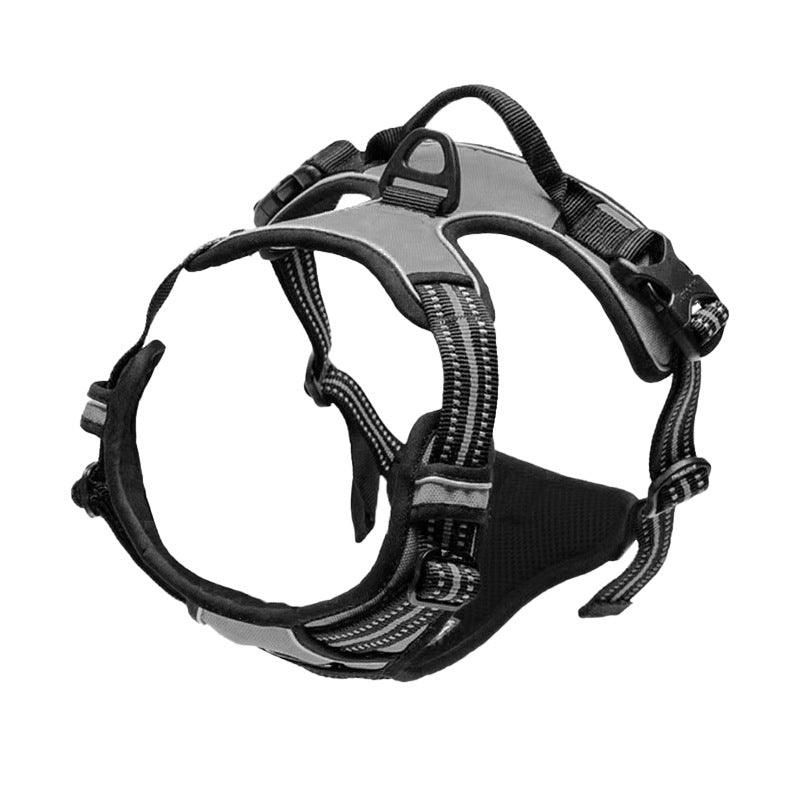🔴 PugVenture™ Comfort Harness – Safety, Style & Adventure for Your Pug