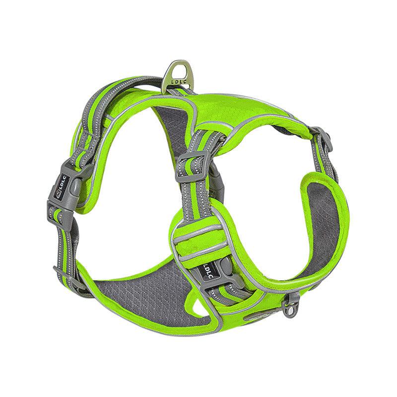 🔴 PugVenture™ Comfort Harness – Safety, Style & Adventure for Your Pug