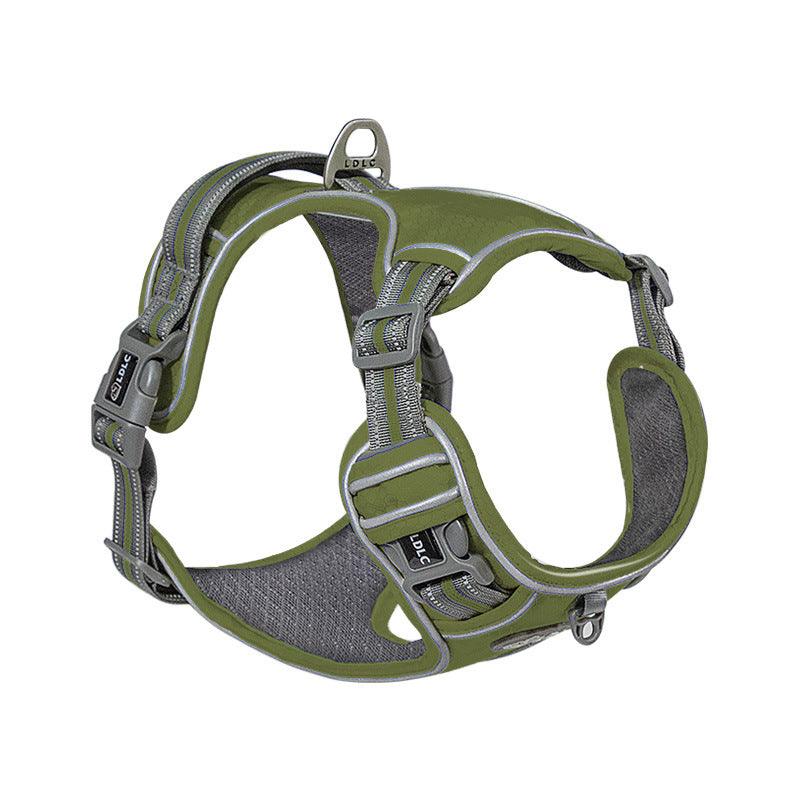 🔴 PugVenture™ Comfort Harness – Safety, Style & Adventure for Your Pug