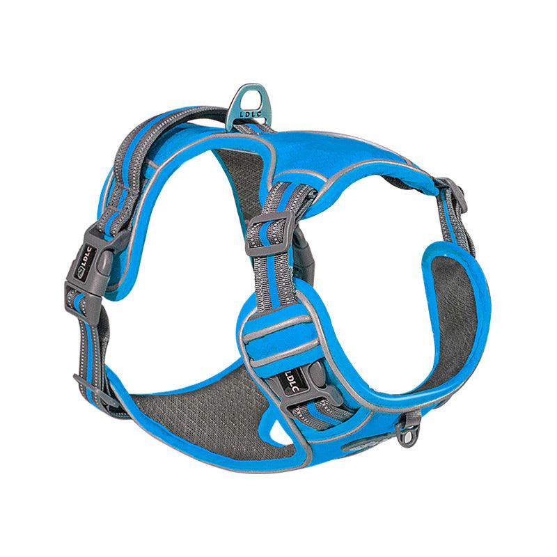🔴 PugVenture™ Comfort Harness – Safety, Style & Adventure for Your Pug