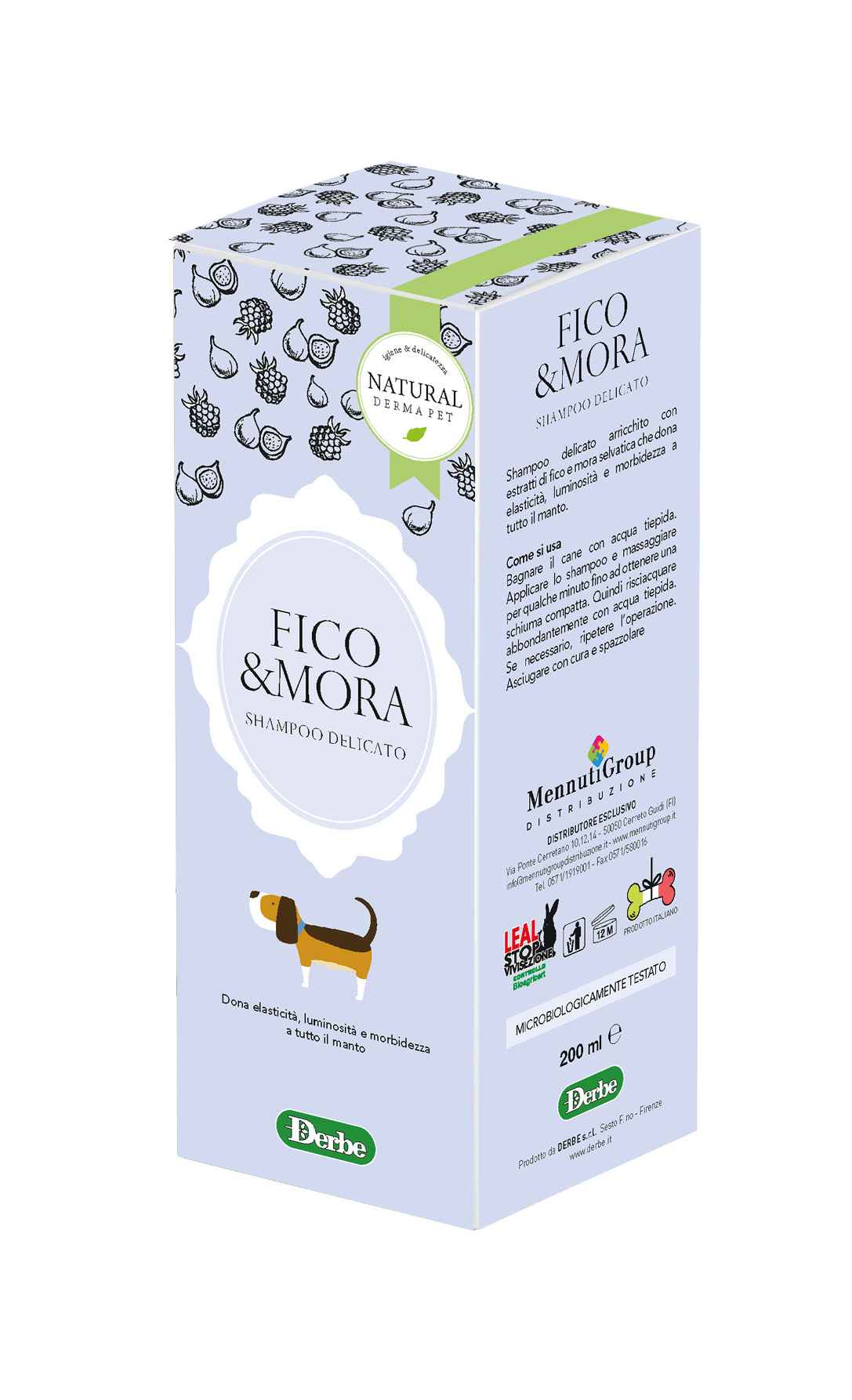 Dog Shampoo – Softening & Elasticity Boost with Fig & Wild Blackberry