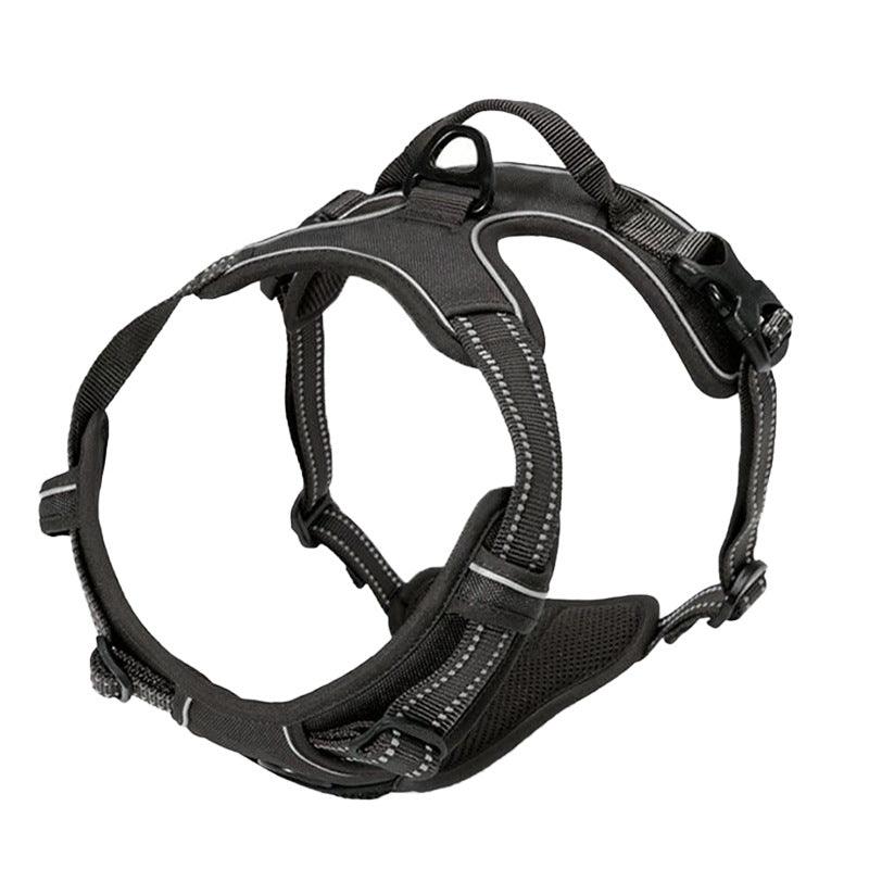 🔴 PugVenture™ Comfort Harness – Safety, Style & Adventure for Your Pug