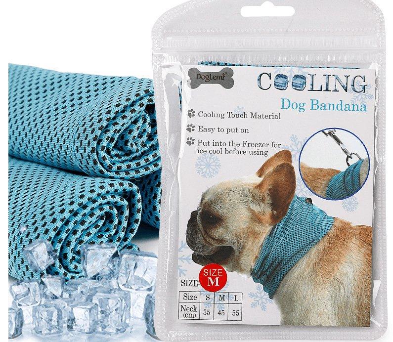 ❄️ Pug ChillWrap™ – Instant Cooling Bandana for Pugs