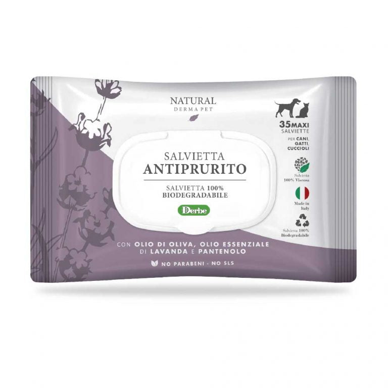 Wet Dog & Cat Wipes for Coat – Anti-Itching Relief