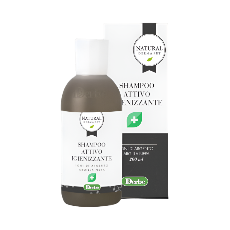 Dog Shampoo – Sanitising with Silver Ions & Black Clay
